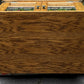 A WOOD BROTHERS OLD CHARM VINTAGE CARVED OAK TV MEDIA CABINET / STAND