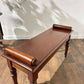 Reproduction Mahogany Window Seat