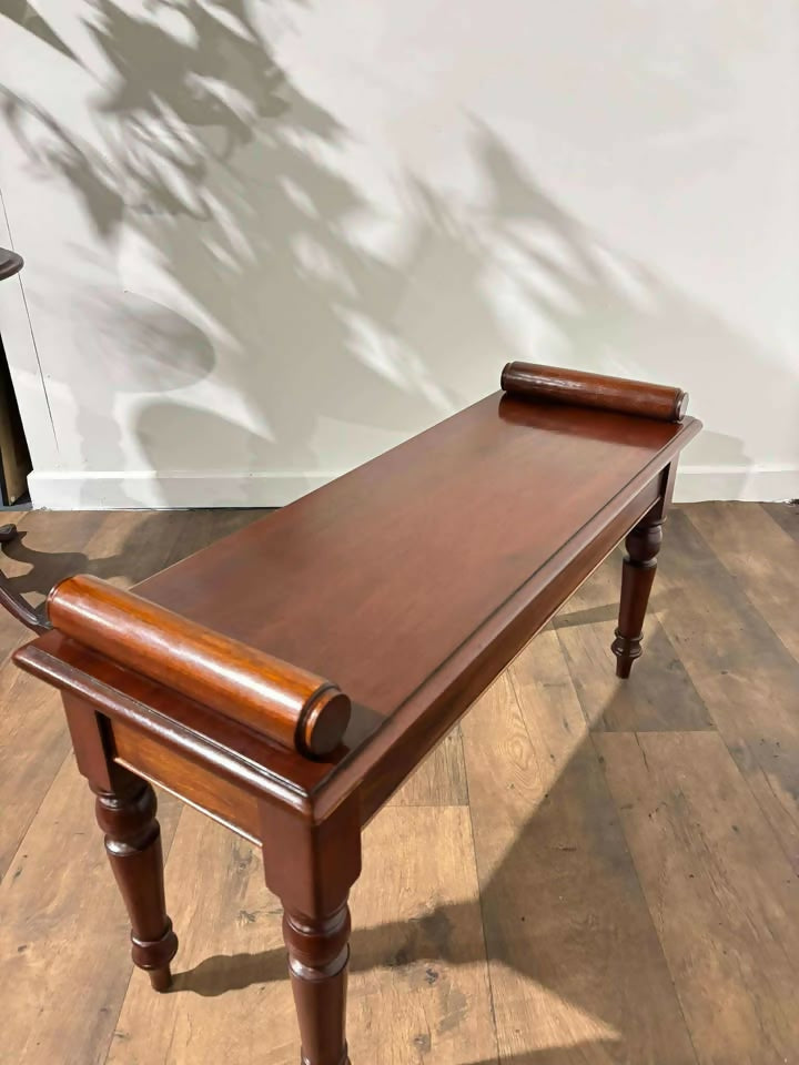 Reproduction Mahogany Window Seat