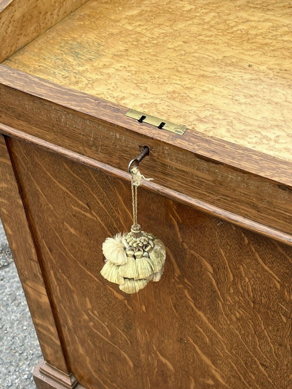 Vintage Victorian Light Oak Davenport Desk. Lamb Of Manchester, Gillows Design