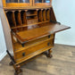 Vintage Oak Bureau Bookcase