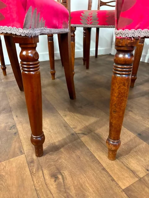 Set of Six 19th Century Mahogany Dining Chairs