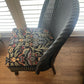 Occasional chair upcycled Lloyd loom mid century chic