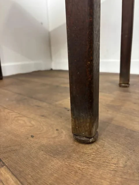 Vintage Oak Rustic Table With Drawer