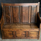 Antique Country Oak Bench, 1700s