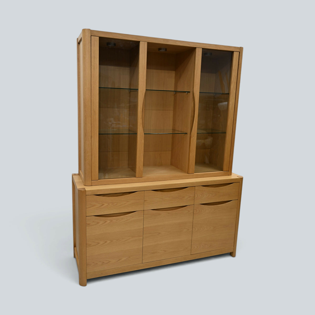 Winsor Stockholm Sideboard Display Cabinet/Unit Light Finish FREE UK Delivery*