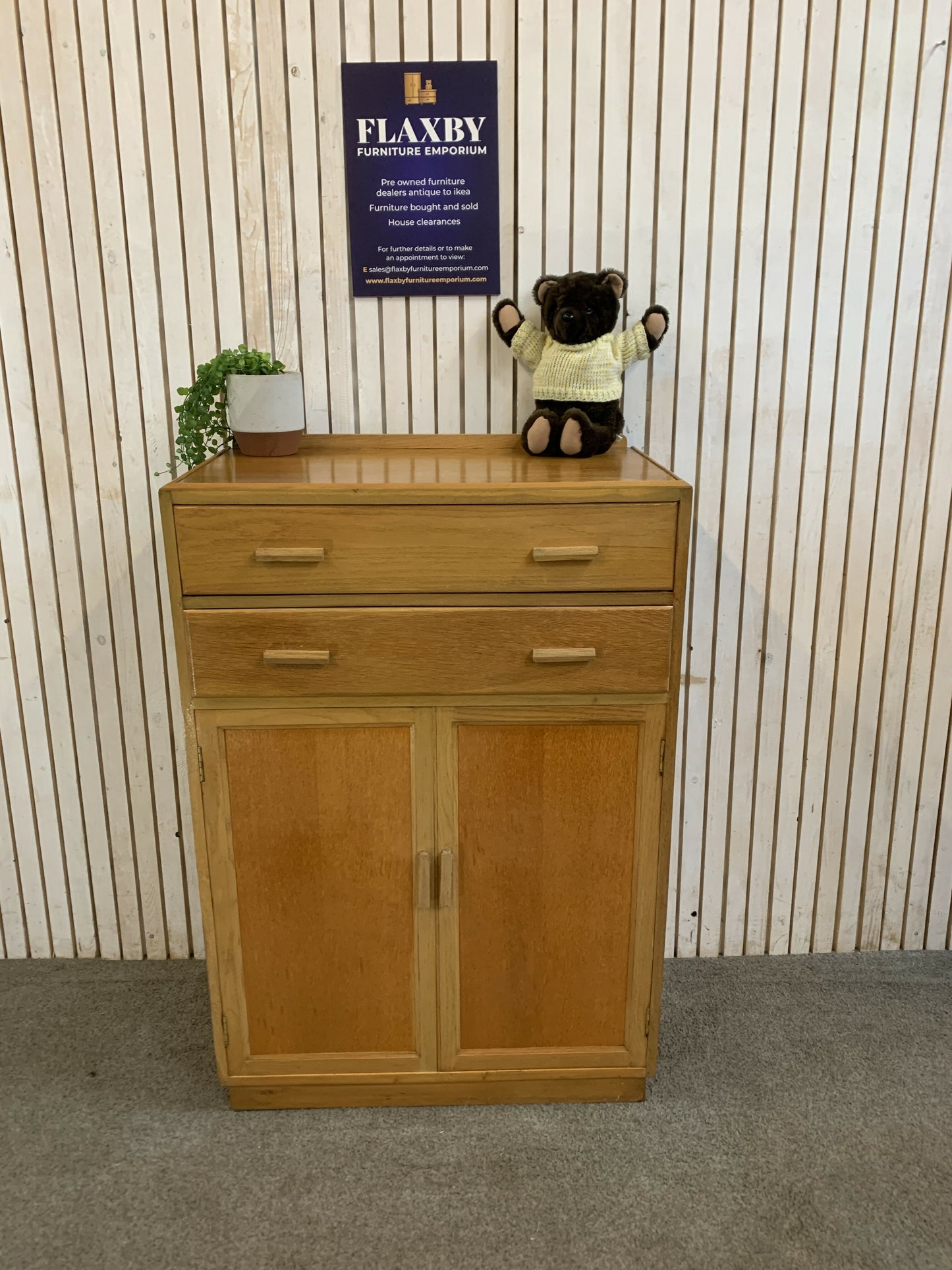 Vintage Cabinet / Sideboard – Cupboard with Drawers – Mid Century Style