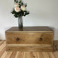 Antique Pine Pule Chest Stripped Rustic Pine Blanket Box