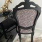 Leopard Print Velvet Chair