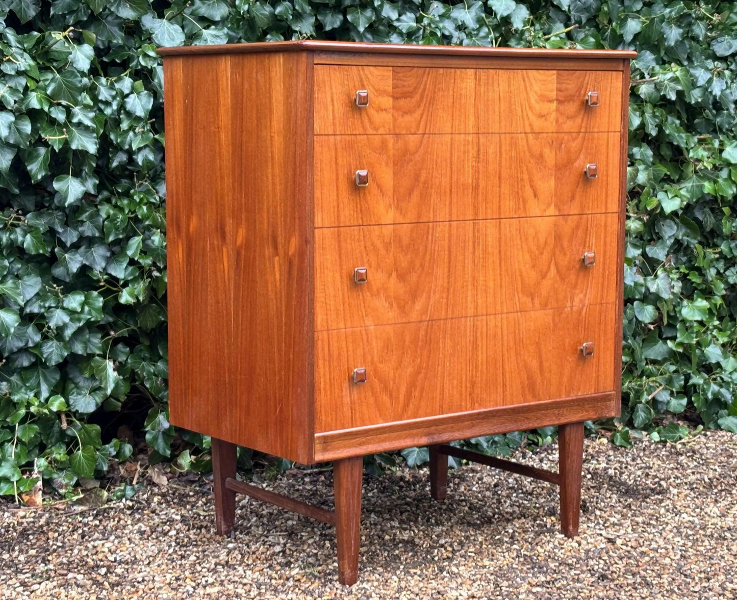 Vintage 1960's Homeworthy Teak Chest Of Drawers