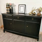 Black Vintage Stag Sideboard