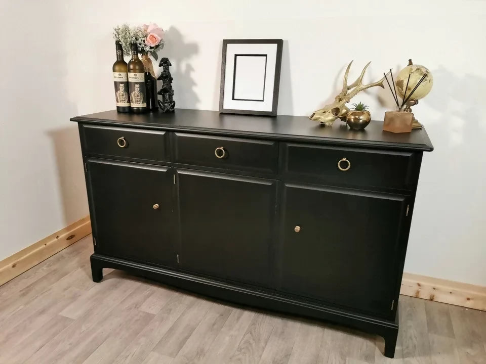 Black Vintage Stag Sideboard