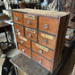 Vintage Merchants Chest of Drawers