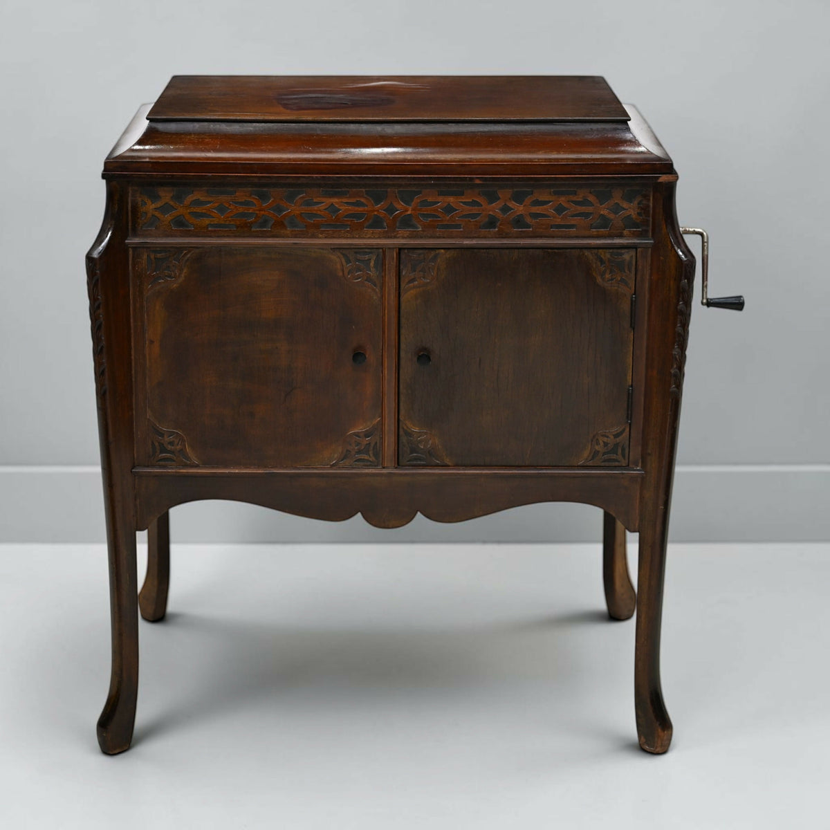Fullotone Gramophone Record Player And Cabinet Wind Up FREE UK Delivery*