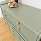 Refinished Nathan sideboard set in Pale Sage Green, modular, corner cabinet, tv stand, media unit, drinks, mid century modern, cupboard