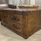 Handmade Vintage Leather Coffee Table Trunk: Vintage-Inspired Storage Chest