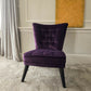 MCM Cocktail Chair. Plush Top Quality Cotton Velvet. Restored and Reupholstered.