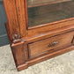 Vintage Victorian Mahogany Glazed Bookcase