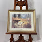 Framed “Hunting Pheasants” Print After Eugene Petit – 19th Century Sporting Scene