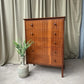 Tall Vintage Mid Century Chest Of Drawers Tallboy Retro Scandi Danish R1200