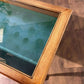 Vintage Glazed Bijouterie Display Table on Cabriole Supports