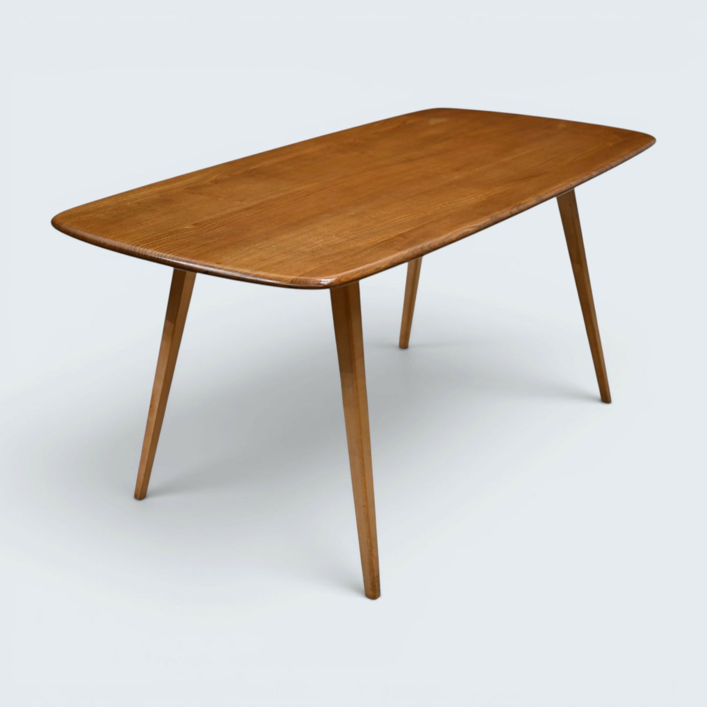 Ercol Plank Dining Table Seats 6 Vintage 5ft Long Light Finish FREE UK Delivery*