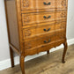 Chest of Drawers Vintage French Louis Oak 4 Drawers Carved Cabinet LOT 6299
