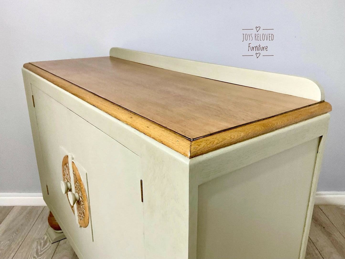 Beautility Oak Sideboard Sage Green