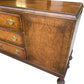 Art Deco period Georgian revival Walnut sideboard cabinet