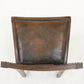 Vintage Oak Hall/Bedroom Chair With Brown Leather Drop In Seat FREE UK Delivery. SBR8480/2410C
