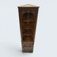 Corner Display Cabinet Carved Cupboard & Open Shelves by Jaycee FREE UK Delivery
