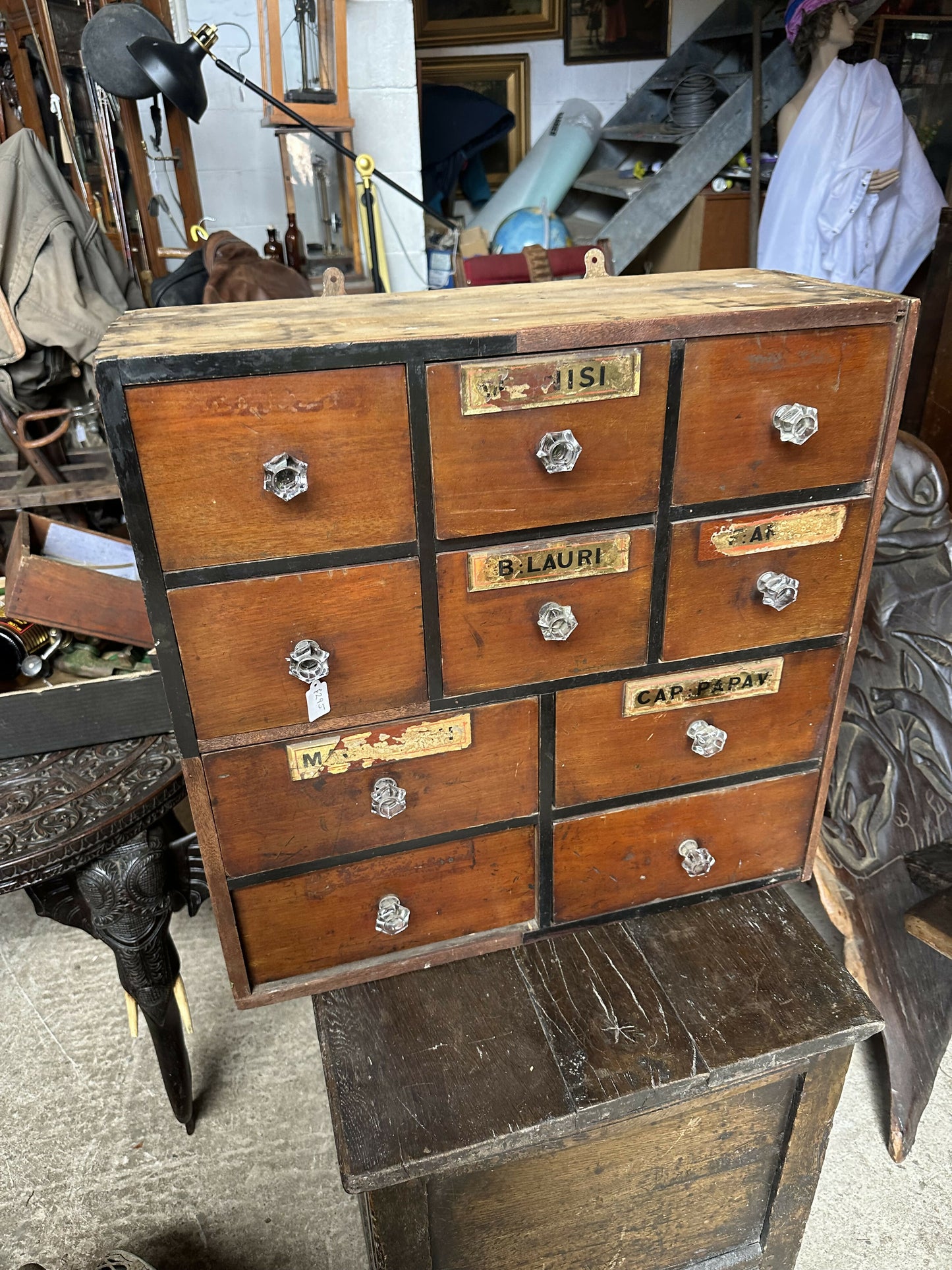 Vintage Merchants Chest of Drawers