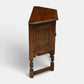 Old Charm Canted Table With Cupboard Finished In Tudor Brown FREE UK Delivery*. SBR10710/1507E