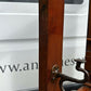 Edwardian Vintage Light Oak Hall Stand With Mirror, Drawer, Original Coat & Hat Hooks.