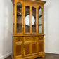 Contemporary Oak Glazed Display Cabinet