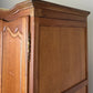 Wardrobe Vintage French Louis XVI Style Oak Five Door Carved Armoire LOT 6397