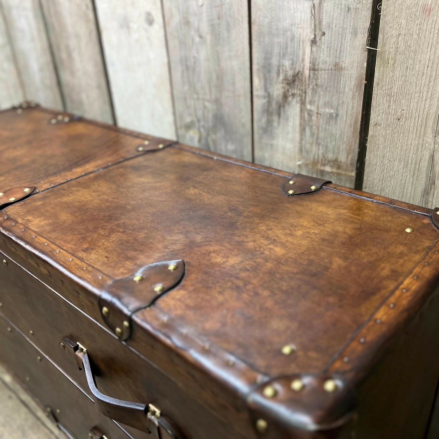 Bespoke hand dyed tailored luxury tv unit