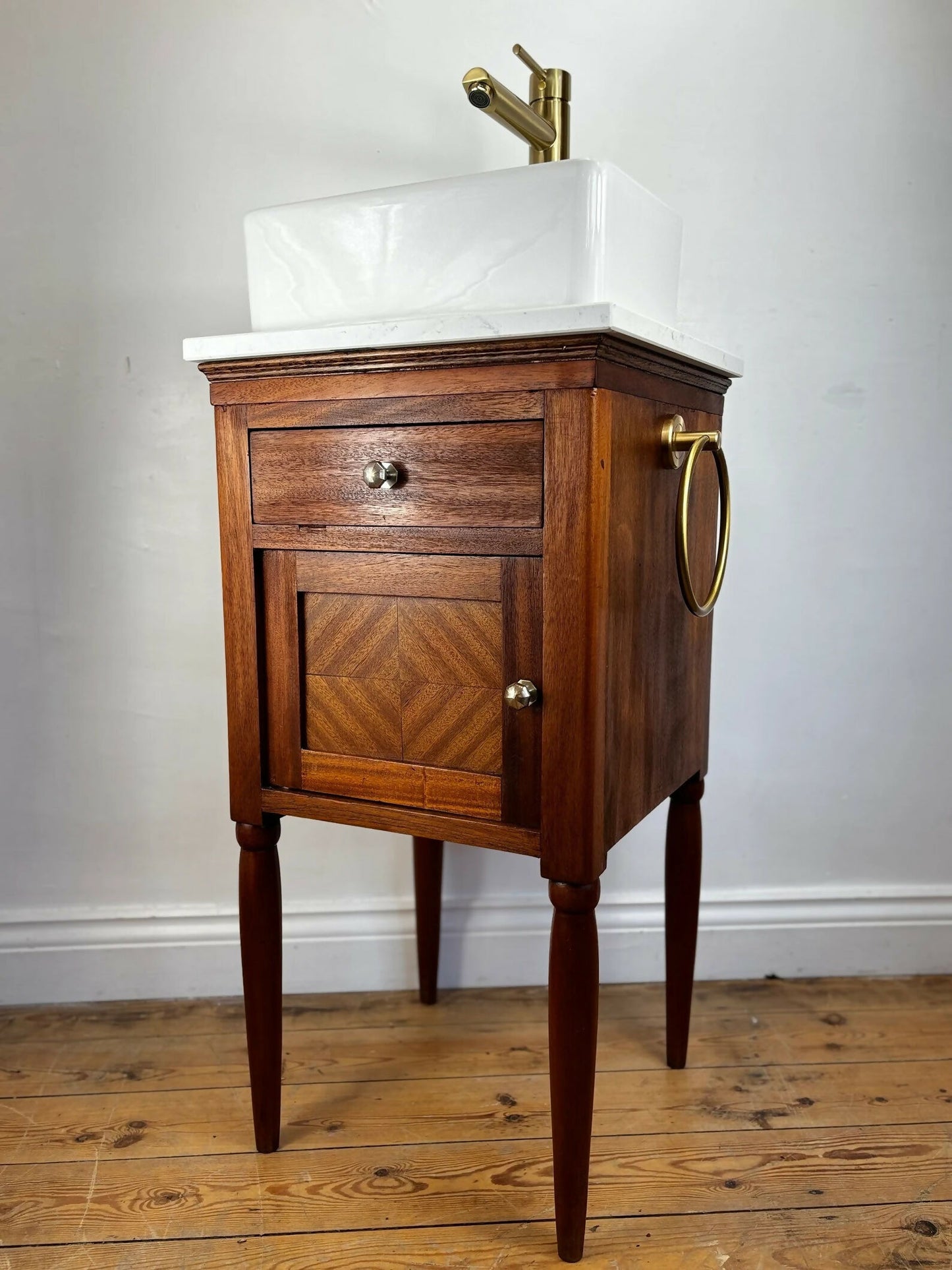 Vintage Vanity Unit Made to Order Vanity Unit Custom Made Bathroom Furniture Antique Traditional Bathroom Washstand Basin Unit