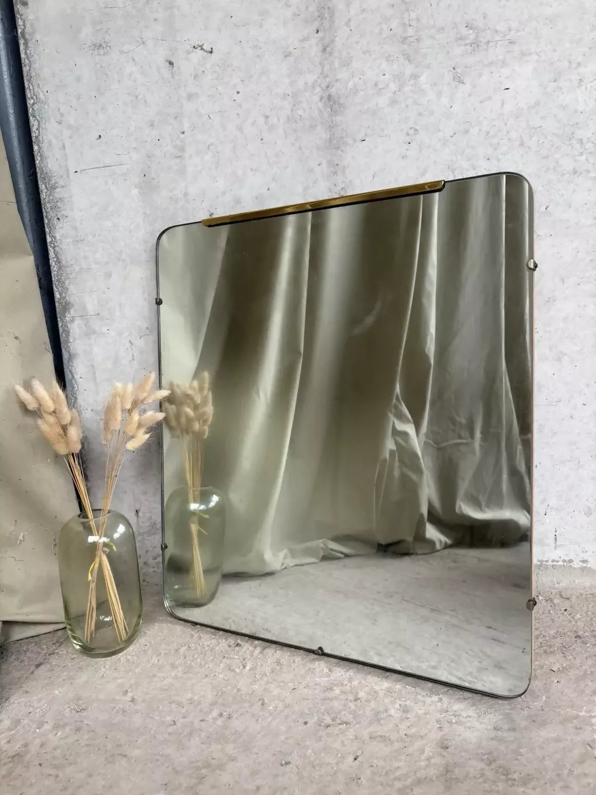 Vintage Mid Century Large Wall Hallway Overmantle Mirror Retro R1032