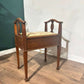 Edwardian mahogany piano stool2