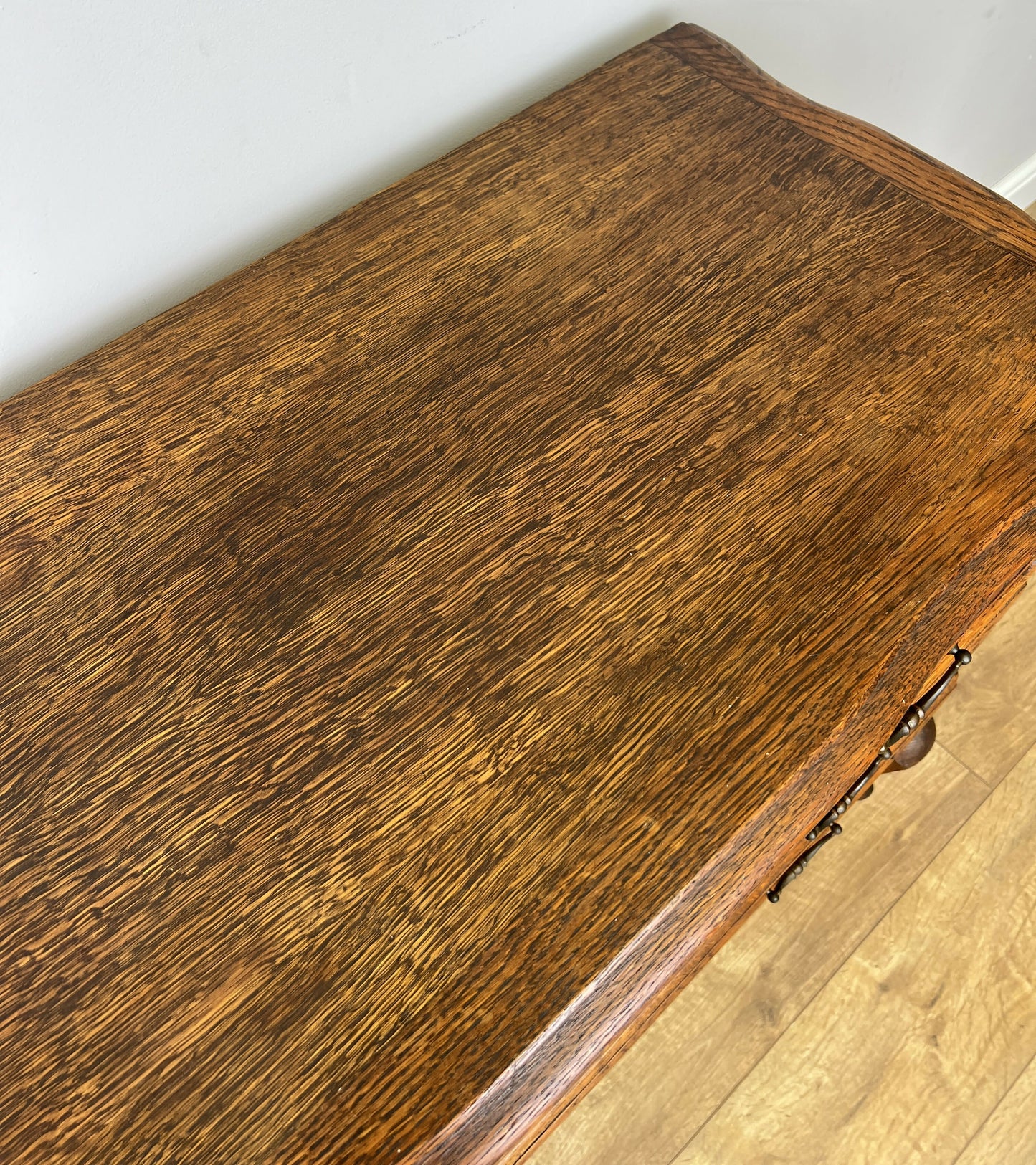 Chest of Drawers Vintage French Louis Oak 3 Drawers Carved Cabinet LOT 6270