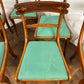 Set of Seven Reproduction Regency Style Mahogany Dining Chairs