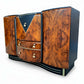 Burr Walnut 1930's Art Deco Cocktail Cabinet