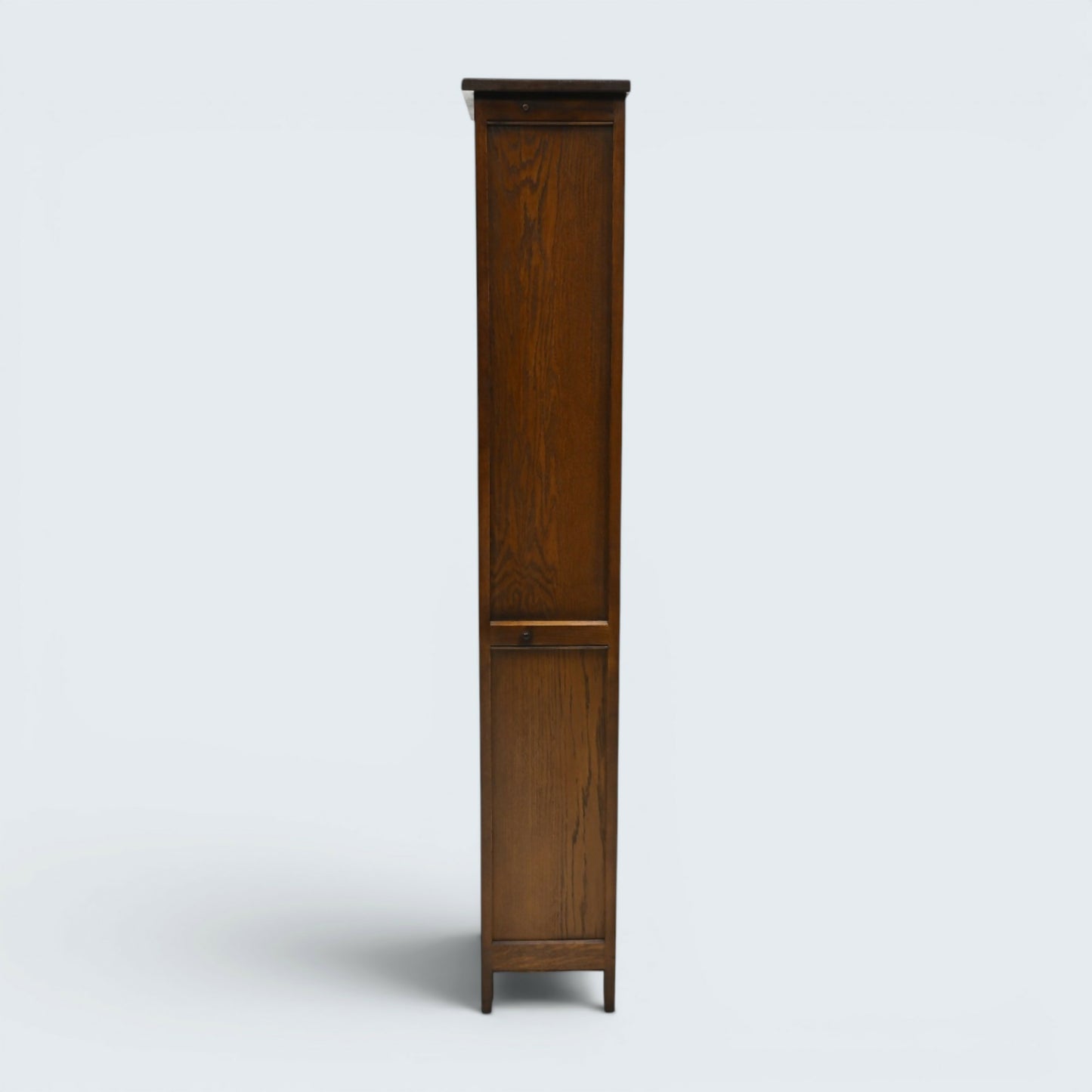 Old Charm Narrow Bookcase Finish 4 Shelves Light Oak Carvings FREE UK Delivery*
