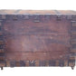 19th Century Oak & Metal Banded Silver Chest