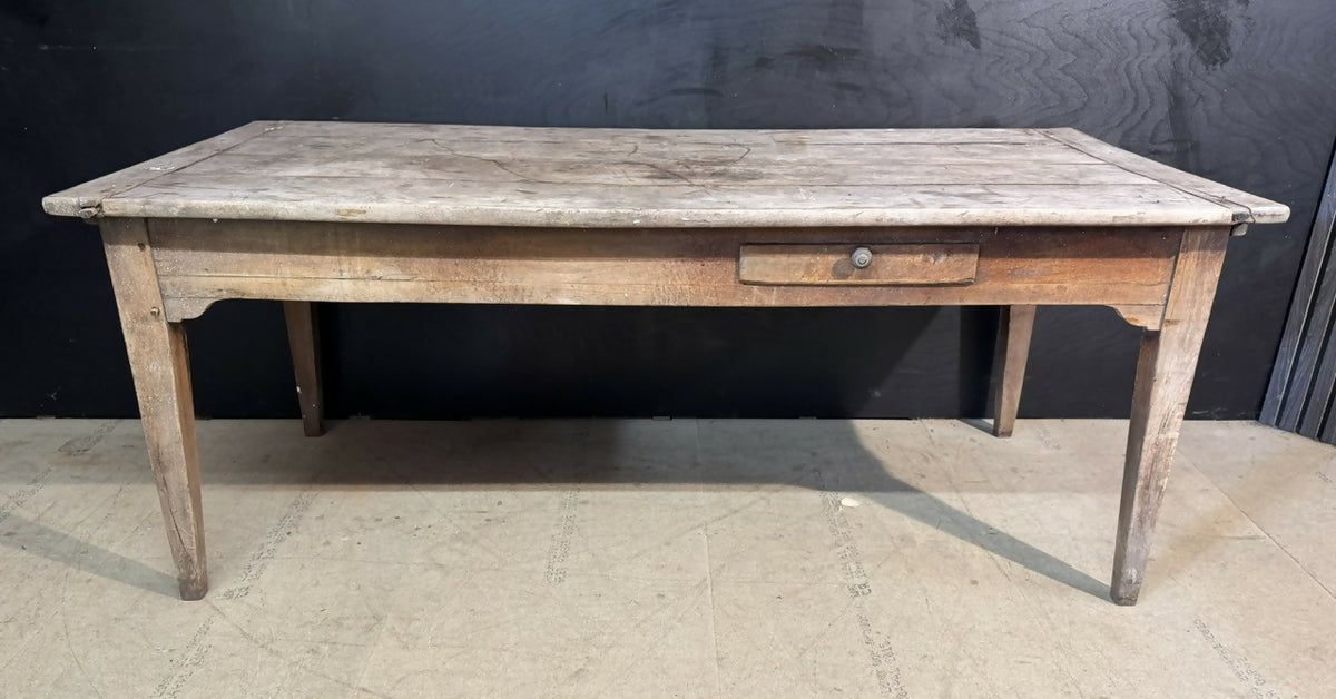 French Normandy Scrub Top Kitchen Dining Table