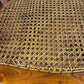 Antique Style Hardwood Bergère Chair with Cane Seat & Cabriole Legs