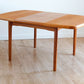 Mid century retro Danish oak dining table
