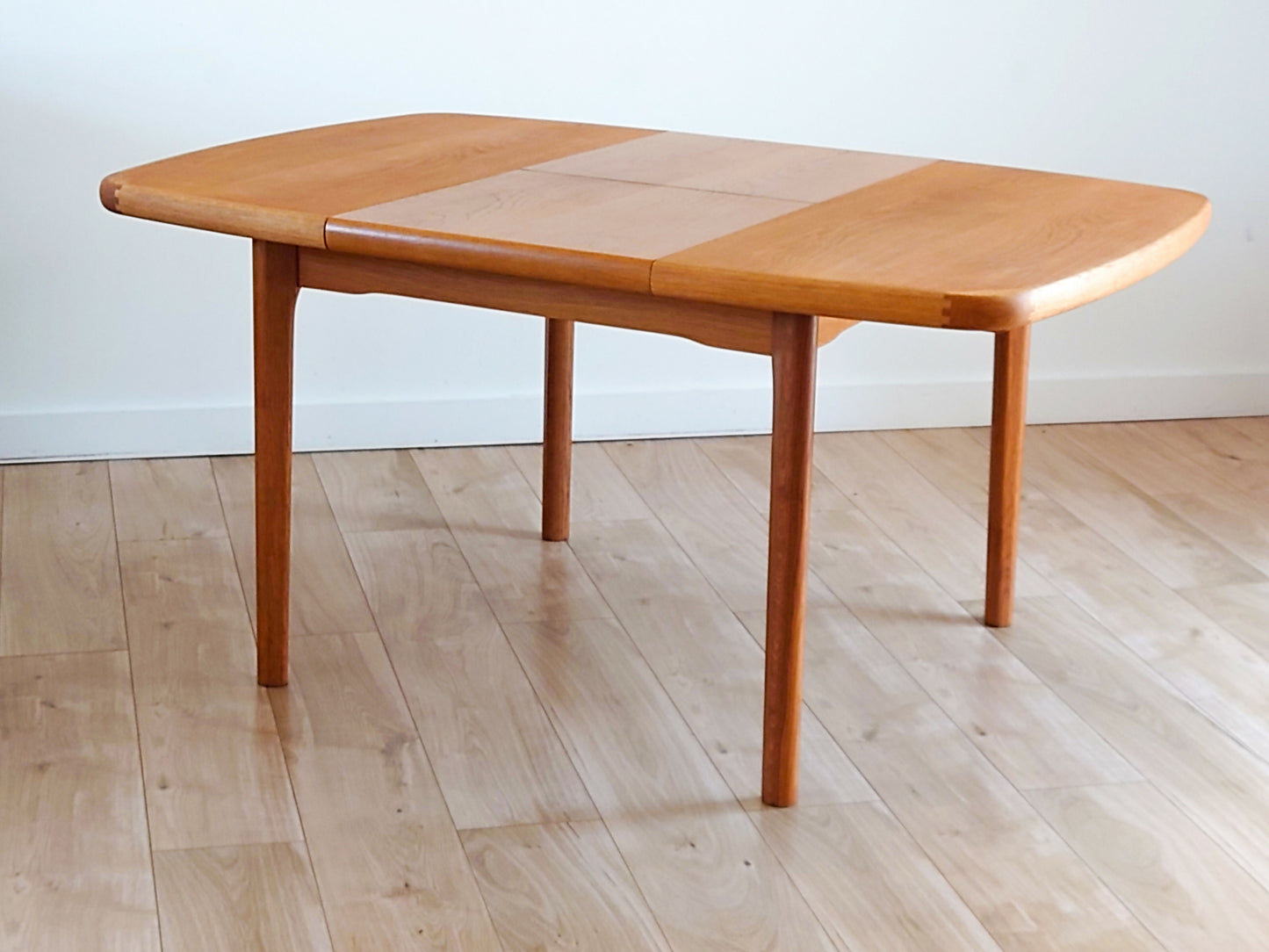 Mid century retro Danish oak dining table