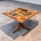 Vintage Yew Wood Oyster Specimen occasional table